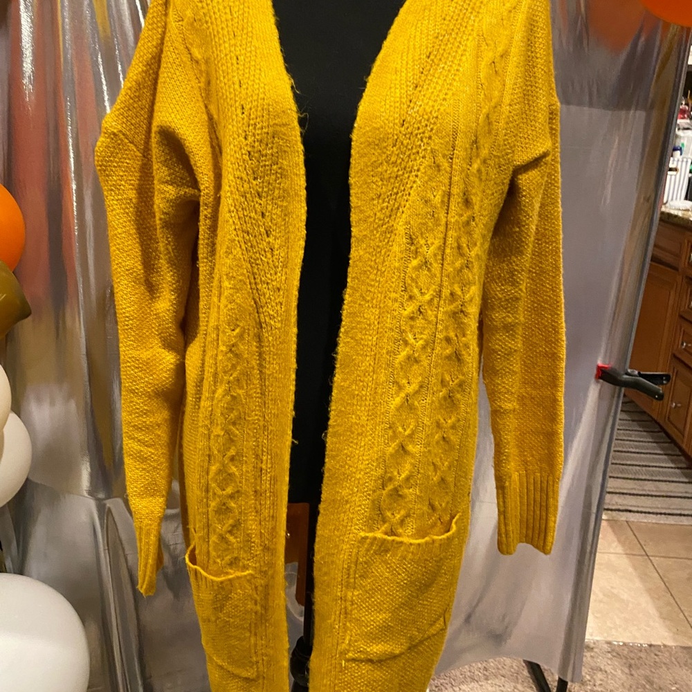 Long Yellow Sweater